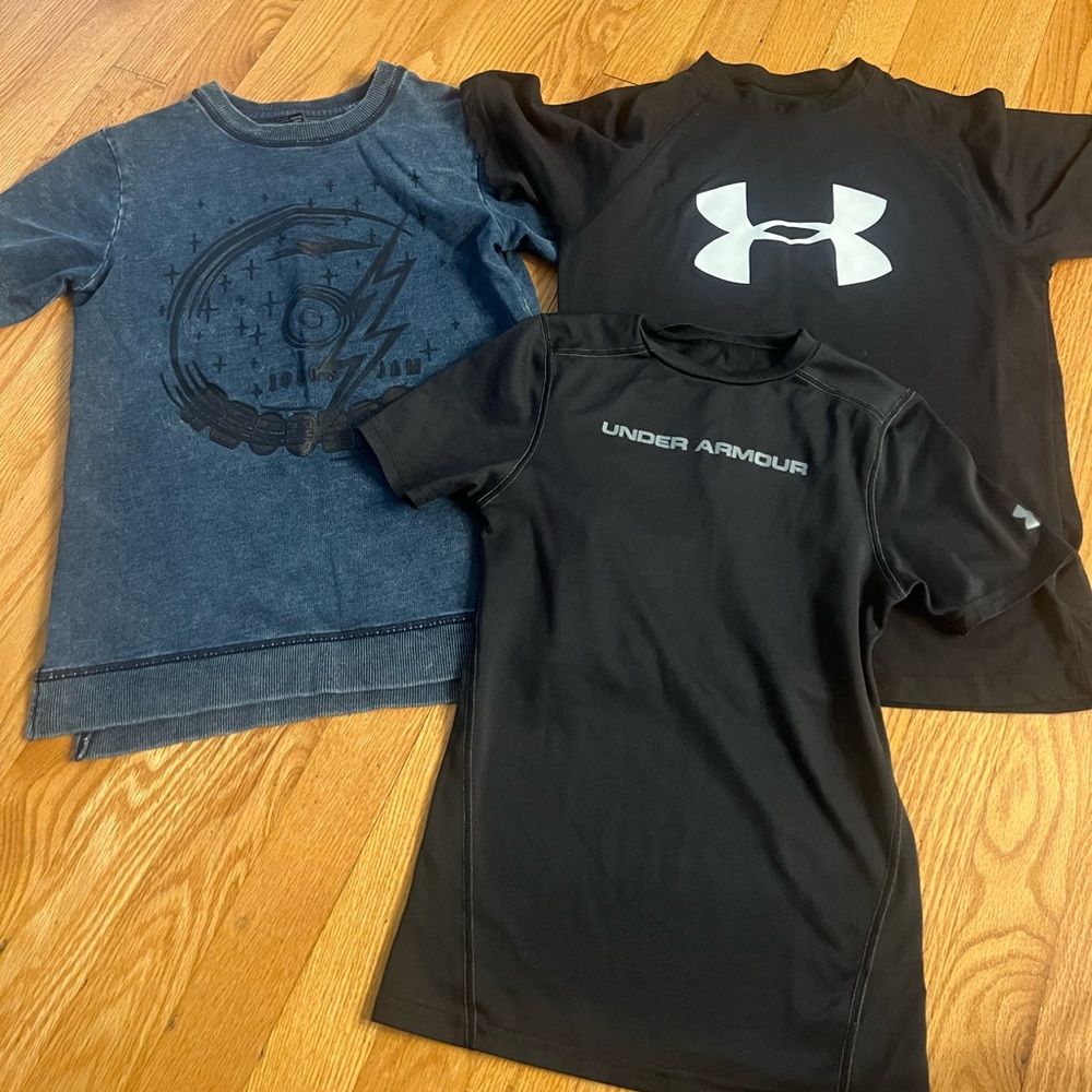 Under Armour boys shirts bundle lot
